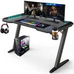Avalo Gaming Bureau - 140x60x73 CM - Game Desk Met LED, Huis en Inrichting, Nieuw, Verzenden