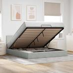vidaXL Ottoman bed met matras en LEDs 180x200cm fluweel, Huis en Inrichting, Slaapkamer | Bedden, Eenpersoons, Verzenden, Nieuw
