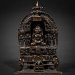 Figuur - Tibetan altar buddha - Gepatineerd brons - China -