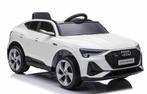 Kinderauto, AUDI E-TRON Quattro, wit, 4 wielaandrijving, etc, Nieuw, Ophalen of Verzenden