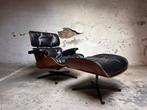 Vitra - Charles & Ray Eames - Loungestoel met voetenbank (2), Antiek en Kunst