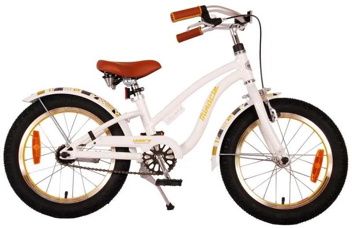 Volare Miracle Cruiser Kinderfiets - Meisjes - 16 inch - Wit, Fietsen en Brommers, Fietsen | Kinderfietsjes, Nieuw, Ophalen of Verzenden