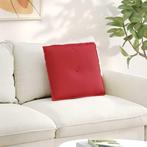 vidaXL Rugkussen Rood 50 x 19 x 45 cm Stof, Huis en Inrichting, Verzenden, Nieuw, Rood