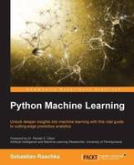 Python Machine Learning 9781783555130 Sebastian Raschka, Boeken, Verzenden, Gelezen, Sebastian Raschka