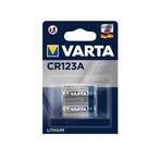 CR123A batterij - Varta - 2 stuks (Lithium, 1600 mAh, 3 V), Verzenden, Nieuw