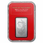 RAM- Year of the Rabbit -1/2 oz muntbaar 2023, Postzegels en Munten, Verzenden, Losse munt, Zilver