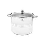 Meyerhoff Soeppan RVS 15L – Ø30cm – XL Kookpan met Glazen, Huis en Inrichting, Keuken | Potten en Pannen, Ophalen of Verzenden