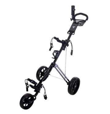 Fastfold Force Black luxe 3 Wheel Golf Trolley Top Deal!