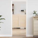 vidaXL Draaideuren louvredesign 2-paar 80x80 cm massief, Doe-het-zelf en Verbouw, Verzenden, Nieuw