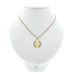 Gouden sterrenbeeld hanger; Steenbok (Hanger of bedel), Ophalen of Verzenden, Gebruikt, Goud, Overige merken