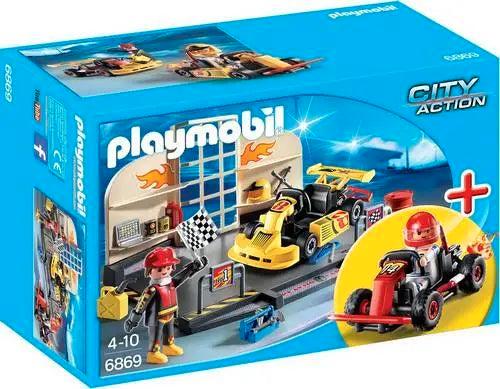 Playmobil StarterSet Karting Garage – 6869 (Nieuw), Kinderen en Baby's, Speelgoed | Playmobil, Nieuw, Verzenden