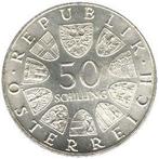 50 Oostenrijkse Schilling 1959-1973, Postzegels en Munten, Munten | Europa | Niet-Euromunten, Zilver, Losse munt, Verzenden