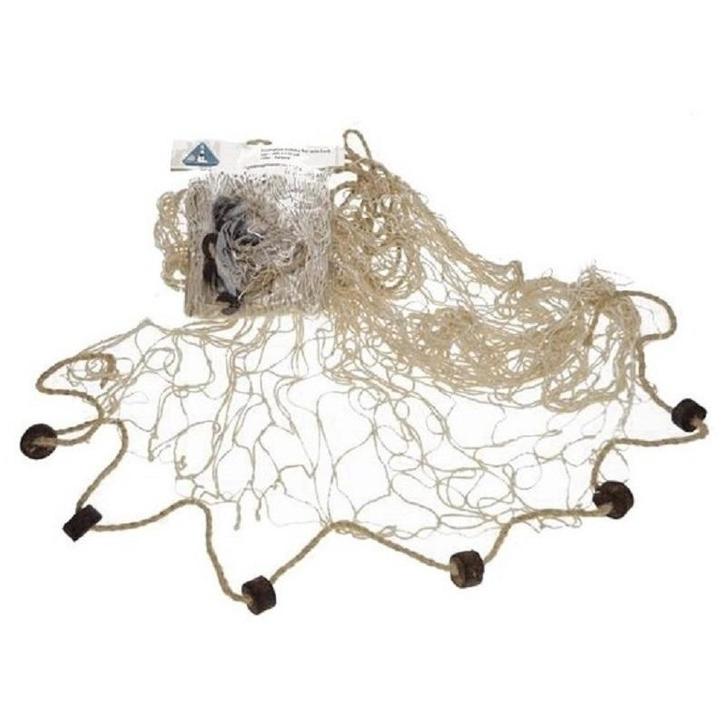 Decoratief visnet naturel kleur - Maritiem deco overig, Huis en Inrichting, Woonaccessoires | Overige, Ophalen of Verzenden