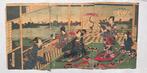 Oorspronkelijk Japans drieluik – Utagawa Kunisada (Toyokuni