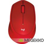 Logitech Mouse M330 Silent Plus Rood, Computers en Software, Muizen, Nieuw, Verzenden, Logitech