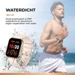 AyeWay Smartwatch met Touchscreen Roze - 70 Sportmodes - Met, Ophalen of Verzenden, Zo goed als nieuw, AyeWay