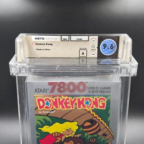 Atari - 7800 - Donkey Kong WATA 9.6 A Sealed - Videogame -, Spelcomputers en Games, Spelcomputers | Overige Accessoires
