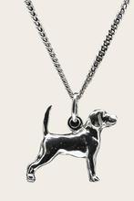Zilveren Beagle ketting hanger - groot, Verzenden, Nieuw