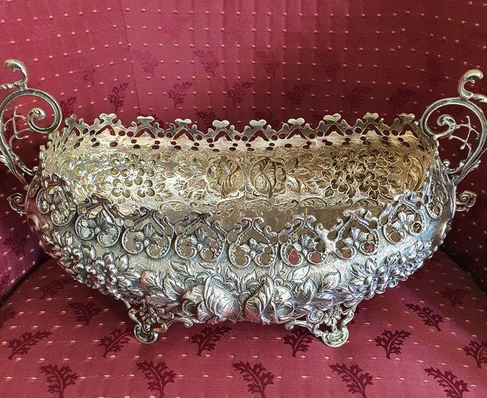 Kom - Zilver - Middenstuk in zilver 900, Antiek en Kunst, Antiek | Goud en Zilver