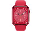 Apple Watch Series 8, 41mm, GPS, aluminium, Sportbandje Rood, Verzenden, Zo goed als nieuw