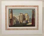 Scuola italiana (XIX-XX) - Pompei, Il Tempio di Iside