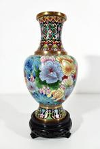 Vaas - Klassieke cloisonné vazen - Messing, cloisonné email, Antiek en Kunst