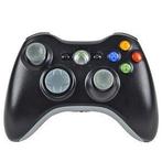 Microsoft Xbox 360 Wireless Controller-Zwart/Grijs (Xbox, Ophalen of Verzenden, Zo goed als nieuw