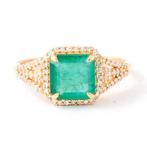 Zonder Minimumprijs - Ring - 14 karaat Geel goud - 2.06ct., Nieuw