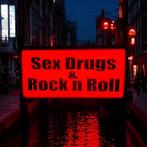 Reclamebord - Amsterdam Red-lights Sex Drugs and Rock n