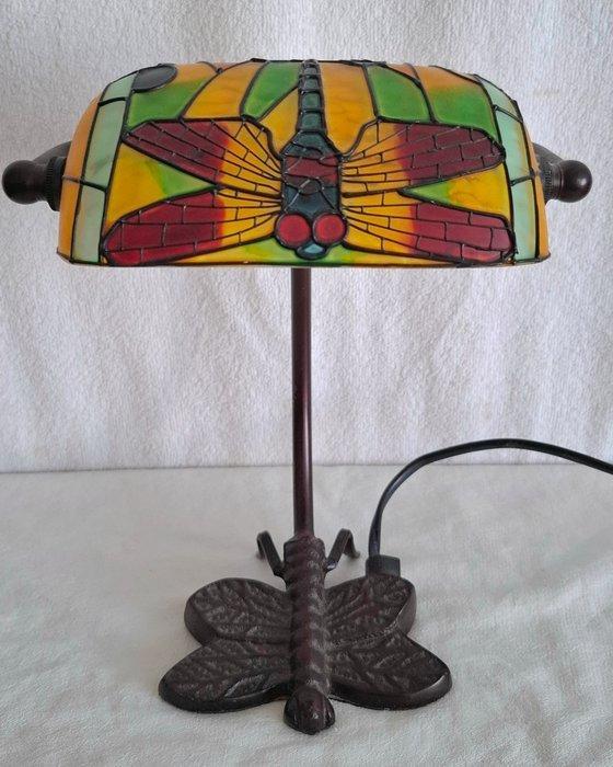 FS-art - Tafellamp - Tiffany stijl - verguld metaal -, Antiek en Kunst, Kunst | Designobjecten