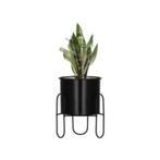 Staande Bloempot - Plantenbakken - Metaal Zwart - 18 cm, Huis en Inrichting, Stoelen, Ophalen of Verzenden, Nieuw