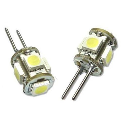 LED lamp G4 5 stuks | steeklampje | 0,8W=5-10W | 5-SMD warmw, Huis en Inrichting, Lampen | Spots, Nieuw, Verzenden