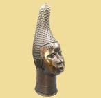 Bronzen Koningin IFE Hoofd - Yoruba - Nigeria