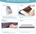 Hondenmand Orthopedisch - Hondenkussen - Hondenbed - Grijs -, Verzenden, Zo goed als nieuw