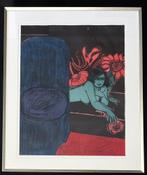 Guillaume Corneille - Litho gesigneerd, Margherita  la rose,, Antiek en Kunst, Verzenden