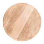 GGM Gastro | Houten pizzabord - Ø 380mm - met sapgroef |, Huis en Inrichting, Keuken | Servies, Verzenden, Nieuw, Effen, Bord(en)