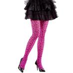 Neon roze panty met luipaard print - Panty's, Ophalen of Verzenden, Nieuw
