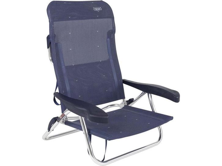 Crespo AL/221 - Strandstoel - Verstelbare rugleuning 7, Caravans en Kamperen, Kampeermeubelen, Zo goed als nieuw, Verzenden