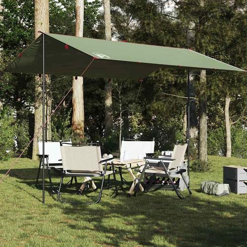vidaXL Kampeerluifel waterdicht 360x294 cm groen, Caravans en Kamperen, Tenten, Nieuw, tot en met 2, Verzenden