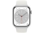 Apple Watch Series 8 (2023) - 4G - 45mm - ECG - Zilver, Verzenden, Nieuw