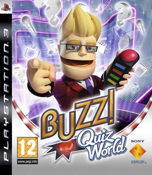 Buzz! Quiz World PS3 Garantie & morgen in huis!, Spelcomputers en Games, Games | Sony PlayStation 3, Zo goed als nieuw, Muziek