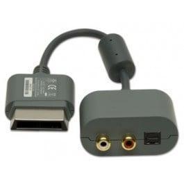 Microsoft Xbox 360 Audio Adapter (Xbox 360 Accessoires), Spelcomputers en Games, Spelcomputers | Xbox 360, Zo goed als nieuw, Ophalen of Verzenden