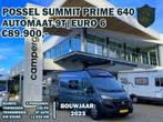 Pössl Summit 640 Prime 9-TRAPS AUTOMAAT ENKELE BEDDEN, Caravans en Kamperen, Pössl, Bus-model, Diesel, 6 tot 7 meter