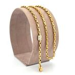 Halsketting - 18 karaat Geel goud - Solid Link Chain - 21,9, Sieraden, Tassen en Uiterlijk, Kettingen, Nieuw