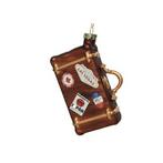 Koffer kerst ornament | Decoris (Glas), Diversen, Kerst, Verzenden, Nieuw