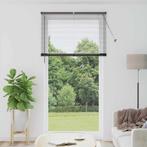 vidaXL Raamblind met gordijnen Zwart Aluminium, Huis en Inrichting, Stoffering | Gordijnen en Lamellen, Verzenden, Nieuw, Zwart