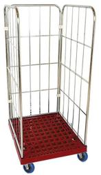 Rolcontainer - 815 x 724 mm - 2 zijwanden en 1 achterwand,, Ophalen of Verzenden, Overige typen, Emtrade NL