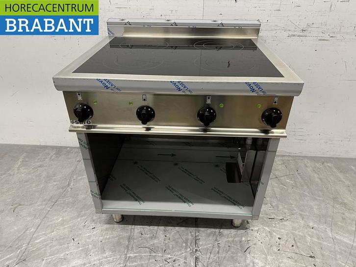 RVS Saro Keramisch fornuis kookplaat 4 pitten 400V 80 cm, Zakelijke goederen, Horeca | Keukenapparatuur, Nieuw zonder verpakking