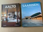 2 Boeken Architectuur en Design Alvar Aalto - Eero Saarinen, Ophalen of Verzenden, Zo goed als nieuw
