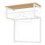 Spinder Design Rizzoli wandkapstok - wit/eikenhout, Huis en Inrichting, Woonaccessoires | Kapstokken, Verzenden, Nieuw